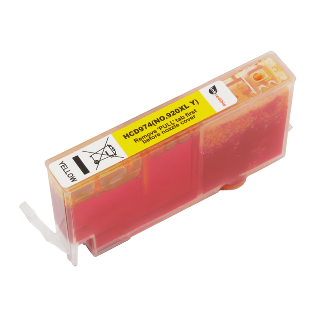Picture of Compatible HP OfficeJet 6000 Yellow Ink Cartridge