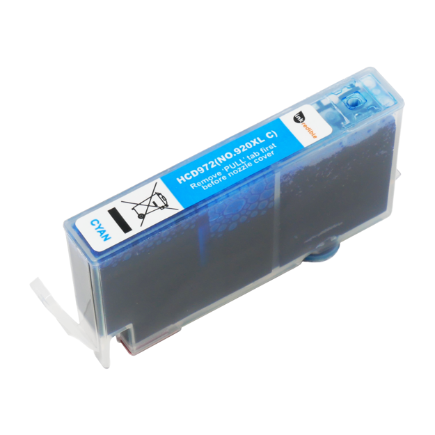 Picture of Compatible HP OfficeJet 6000 Cyan Ink Cartridge