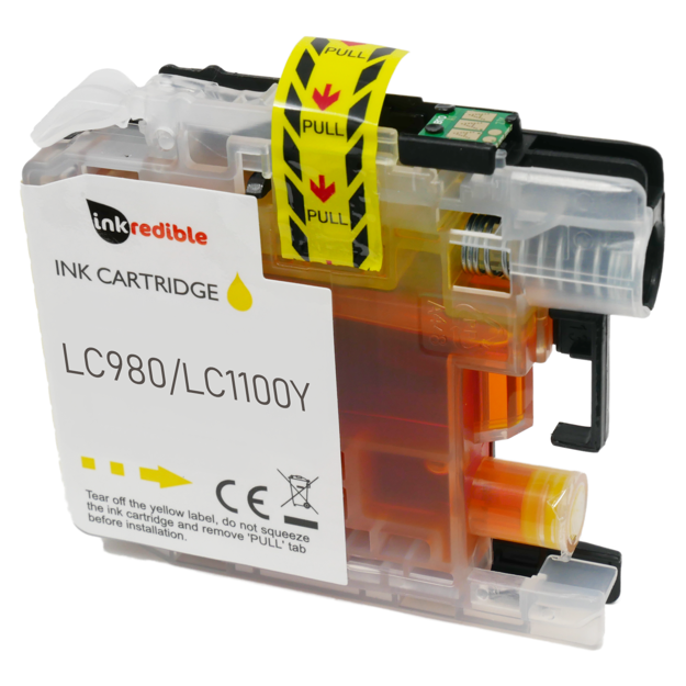 Picture of Compatible Brother LC980 Yellow Ink Cartridge