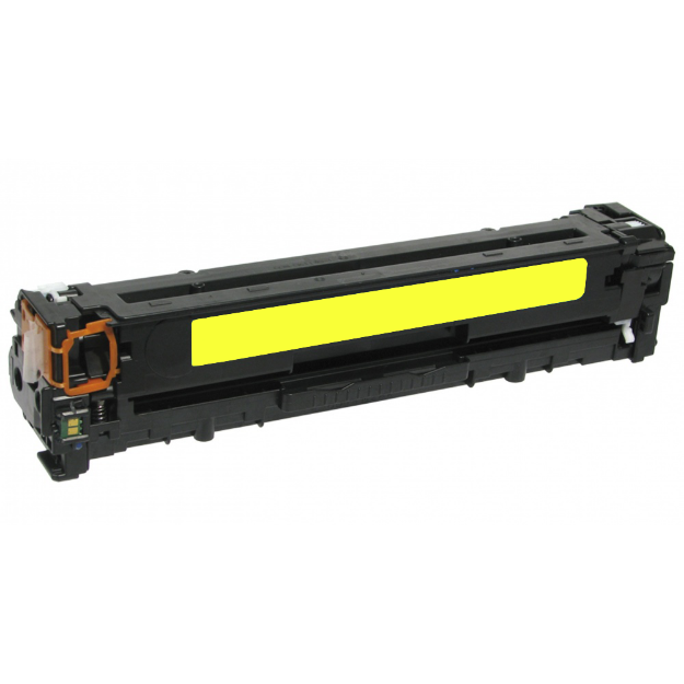 Picture of Compatible HP CB542A Yellow Toner Cartridge
