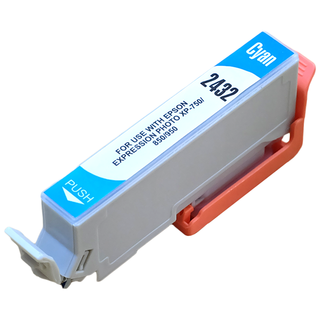 Picture of Compatible Epson Expression Photo XP-750 Cyan Ink Cartridge