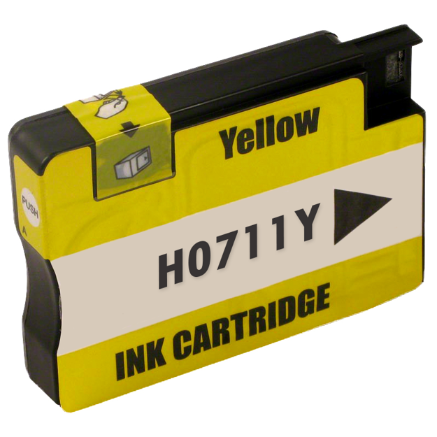 Picture of Compatible HP 711 Yellow Ink Cartridge