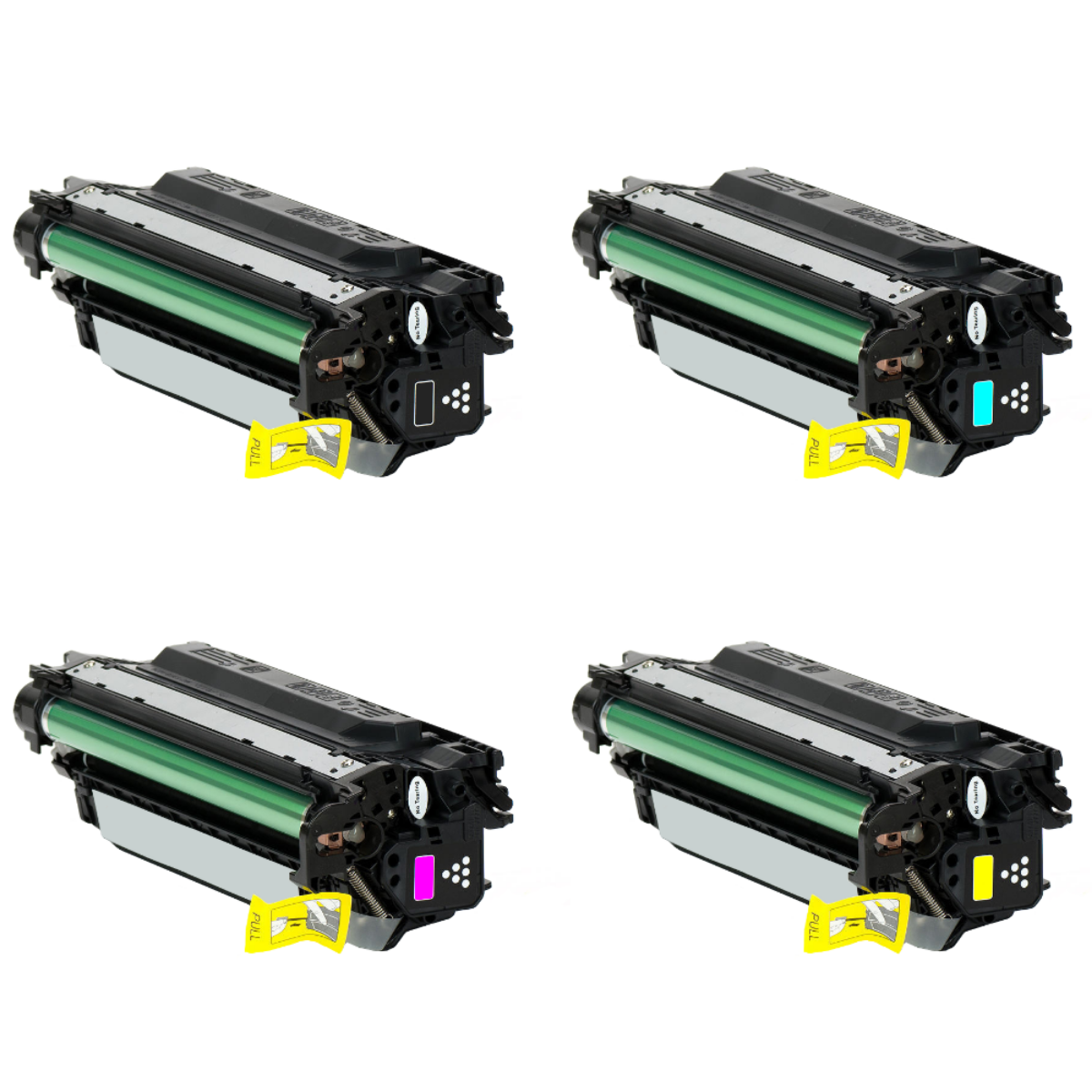 Compatible HP Color LaserJet CM3530 Multipack Toner Cartridges