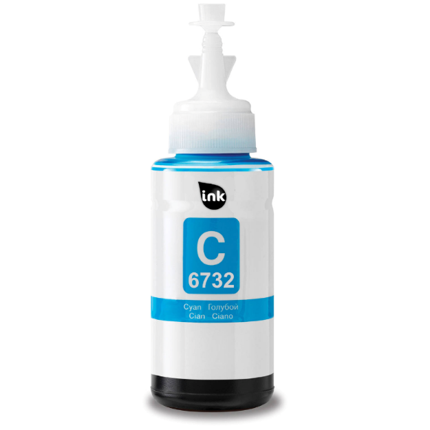 Picture of Compatible Epson T6732 Cyan Ink Bottle