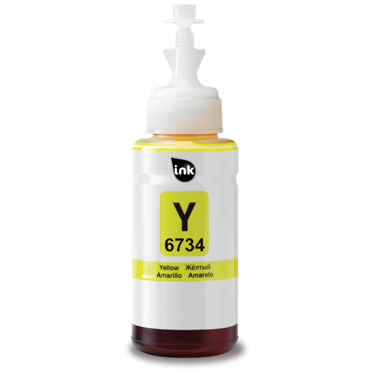 Compatible Epson T6734 Yellow Ink Bottle