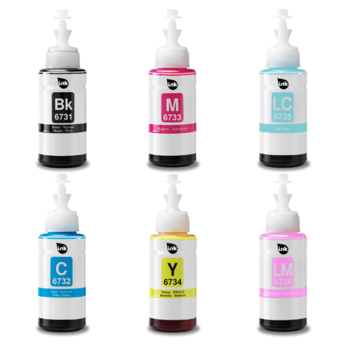 Compatible Epson T673 Multipack Ink Bottles