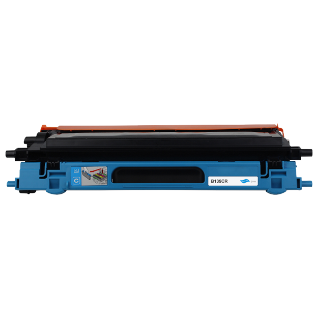 Picture of Compatible Brother TN135 High Capacity Cyan Toner Cartridge