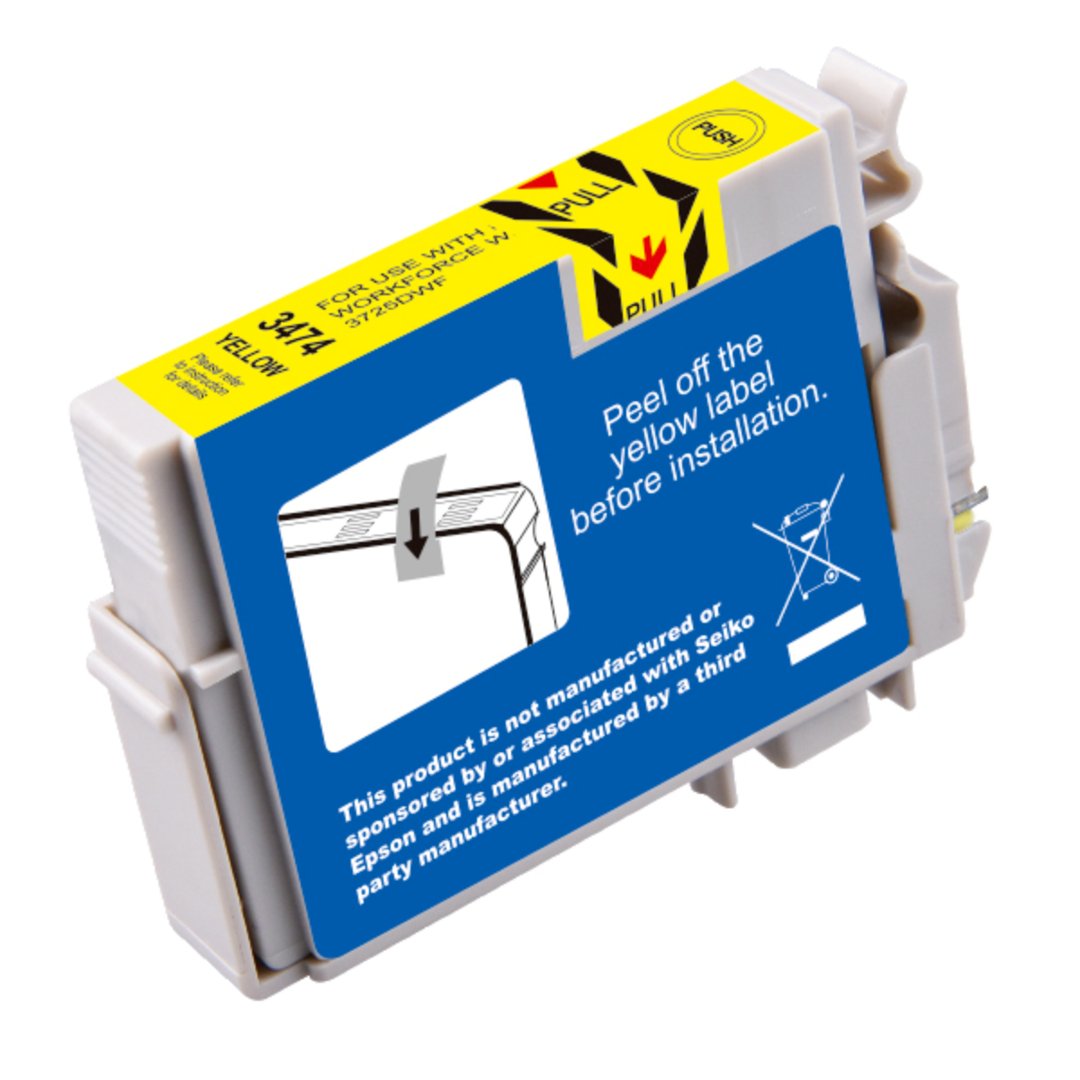 Compatible Epson WorkForce Pro WF-3725DWF XL Yellow Ink Cartridge