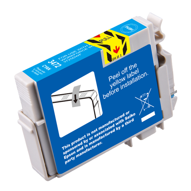 Picture of Compatible Epson 34XL Cyan Ink Cartridge