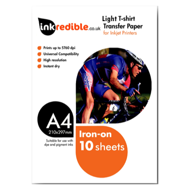 Picture of A4 Light T-Shirt Transfer Paper (10 Sheets)