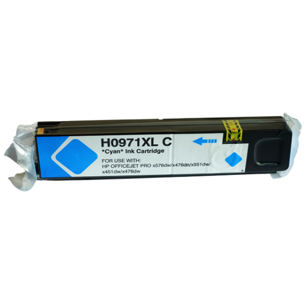 Picture of Compatible HP 971XL Cyan Ink Cartridge