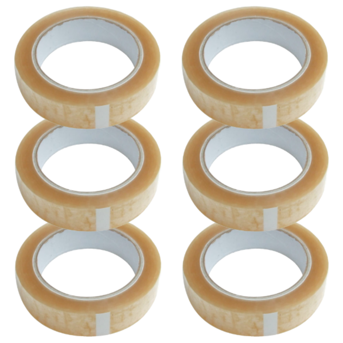 25mm Clear Packing Tape (6 Pack)