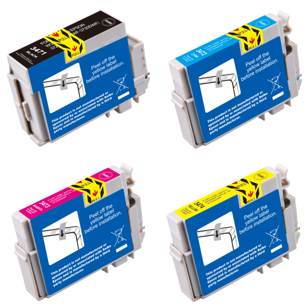 Picture of Compatible Epson 34XL Multipack Ink Cartridges