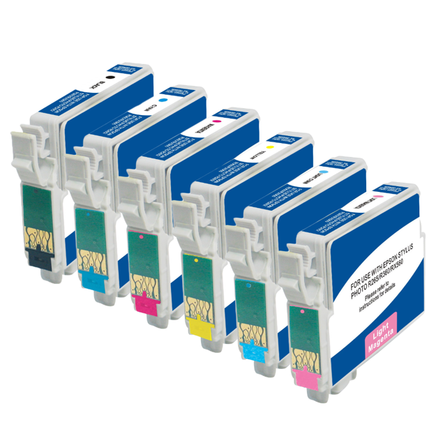 Picture of Compatible Epson T0807 Multipack Ink Cartridges