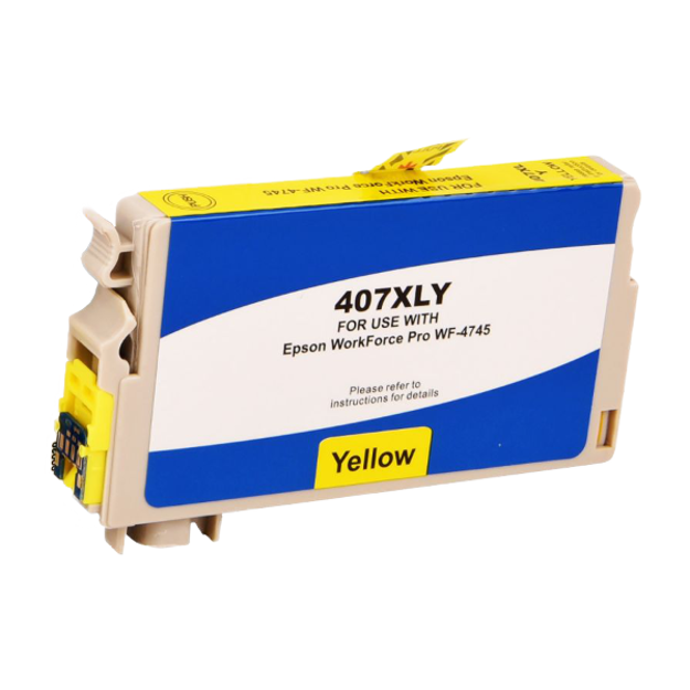 Picture of Compatible Epson 407XL Yellow Ink Cartridge