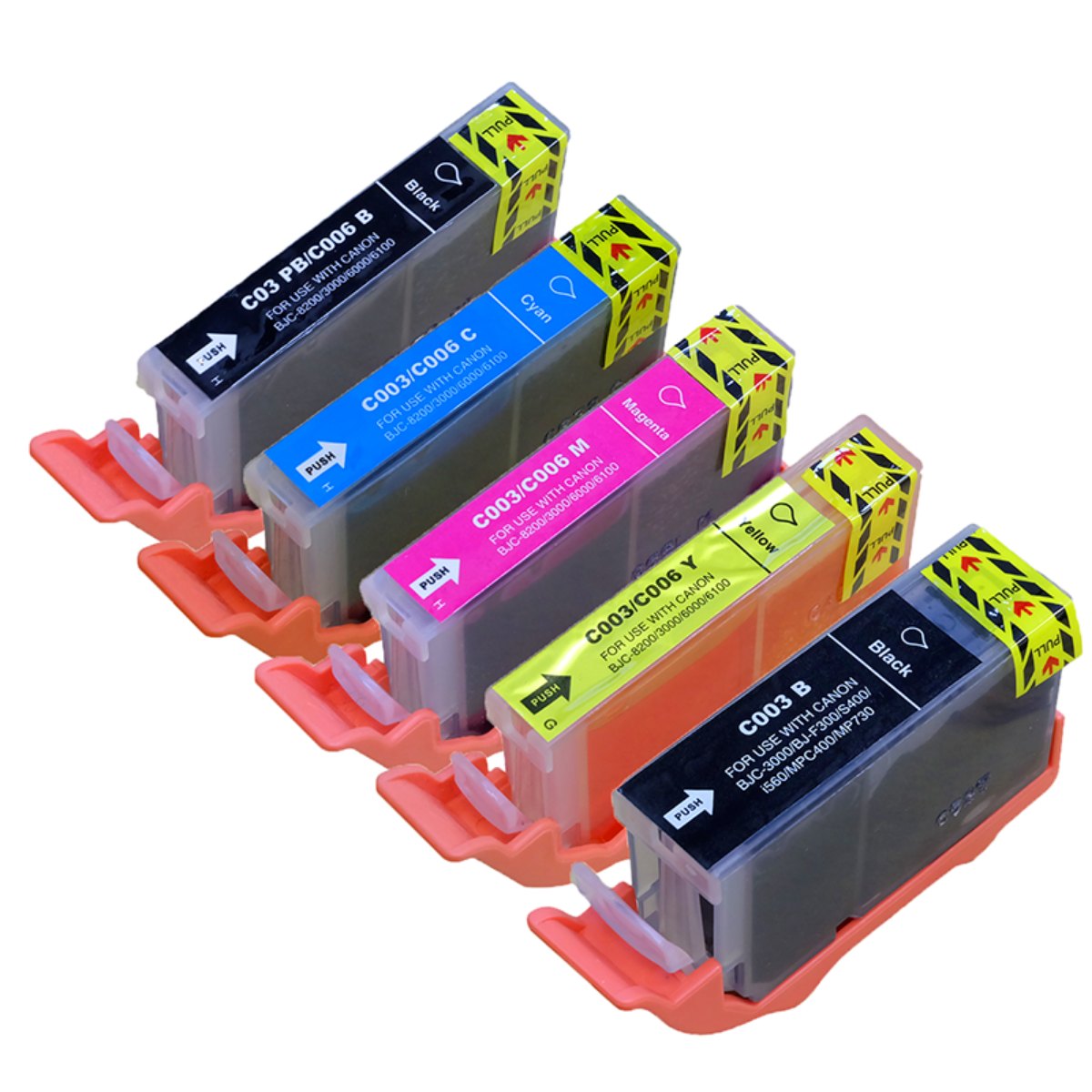 Compatible Canon BCI-3 / BCI-6 Multipack (5 Pack) Ink Cartridges