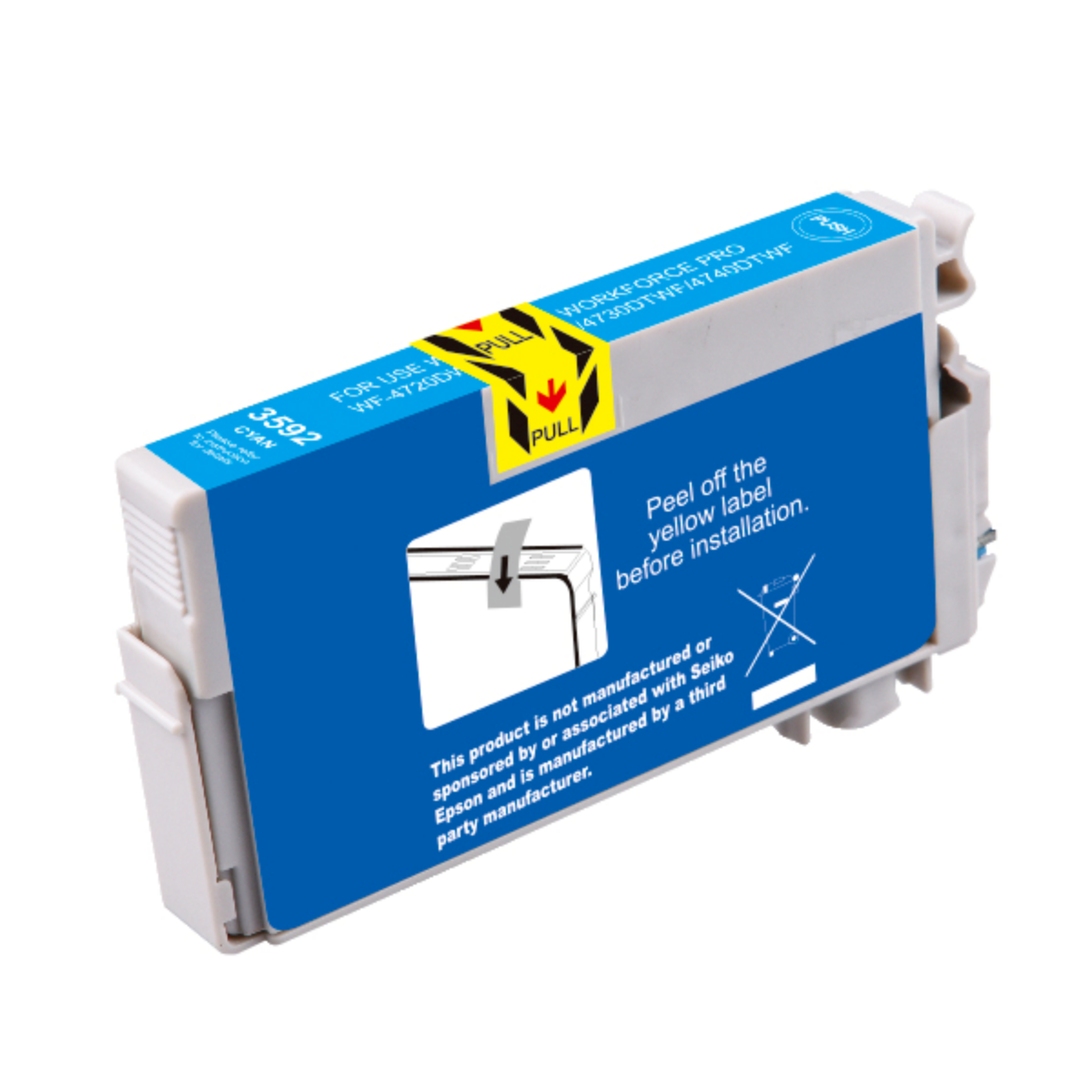 Compatible Epson WorkForce Pro WF-4720DWF XL Cyan Ink Cartridge