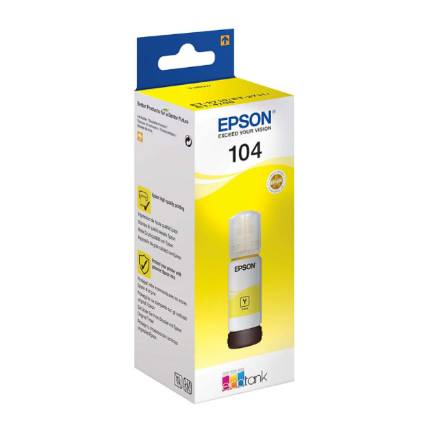 Picture of Genuine Epson EcoTank ET-2710 Yellow Ink Bottle