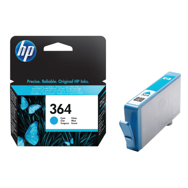 Picture of OEM HP 364 Cyan Ink Cartridge