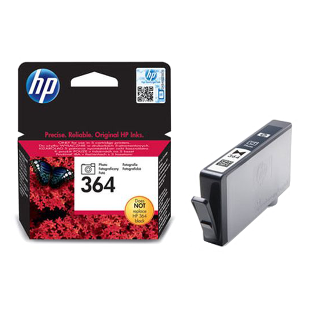 Picture of OEM HP 364 Photo Black Ink Cartridge