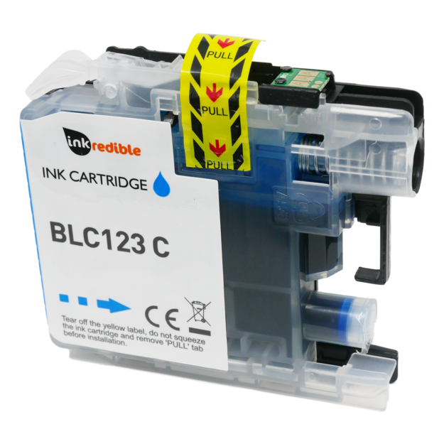 Picture of Compatible Brother LC123 Cyan Ink Cartridge