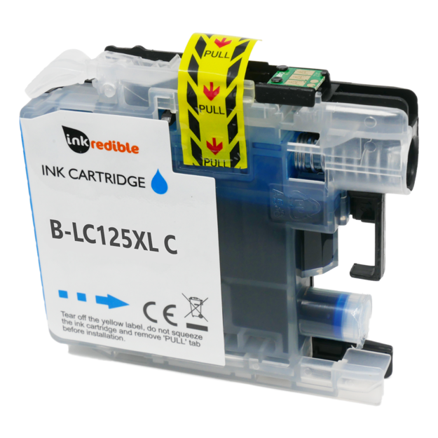 Picture of Compatible Brother LC125XL Cyan Ink Cartridge