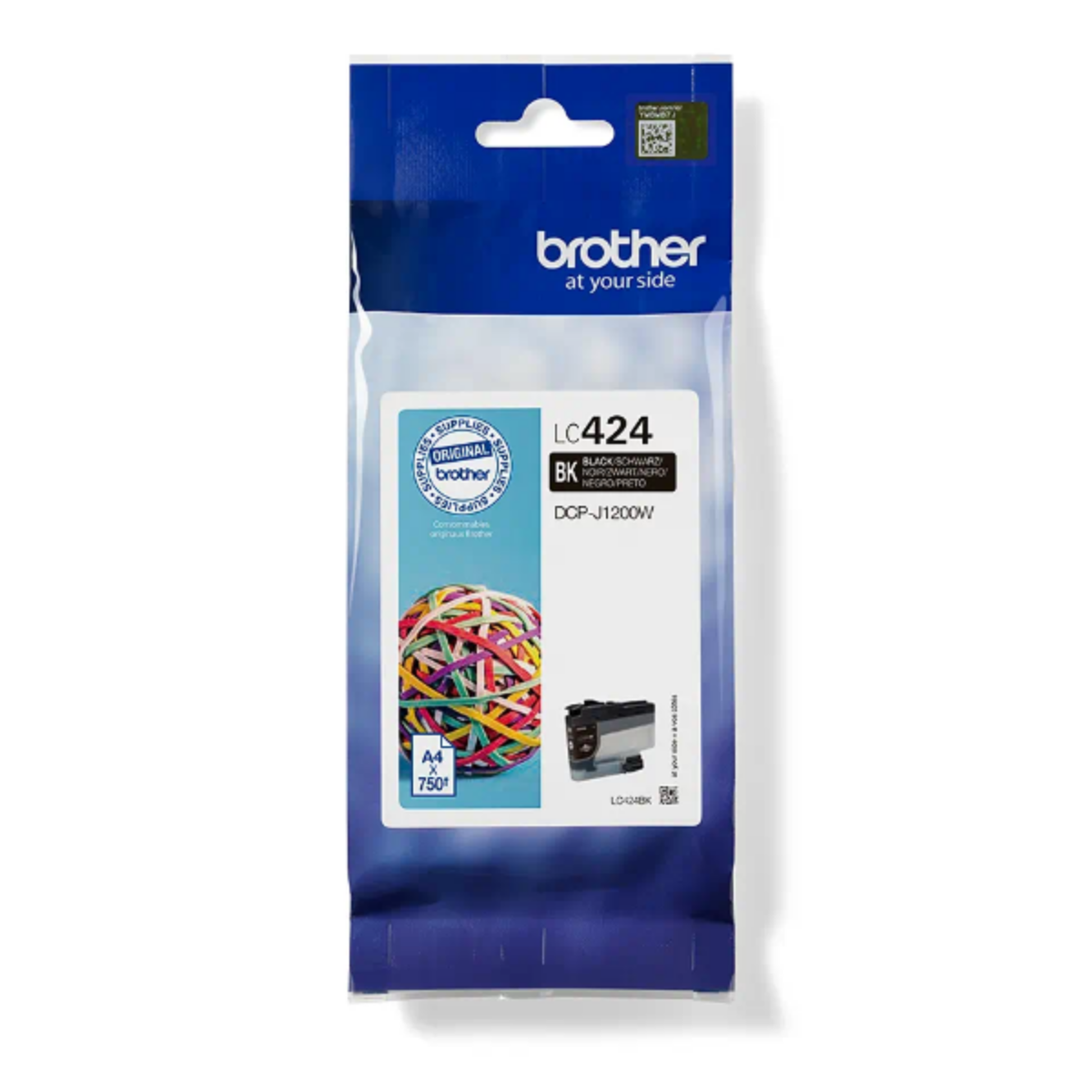 Genuine Brother LC424 Black Ink Cartridge