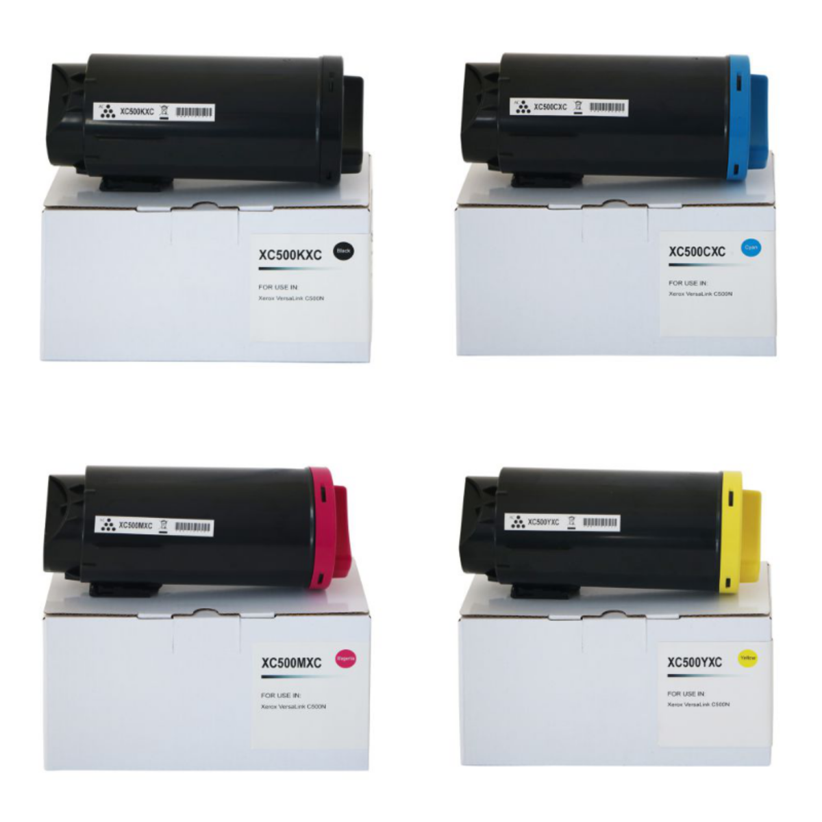 Compatible Xerox VersaLink C500DN High Capacity Multipack Toner Cartridges