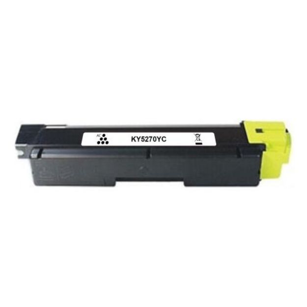 Picture of Compatible Kyocera TK-5270 Yellow Toner Cartridge