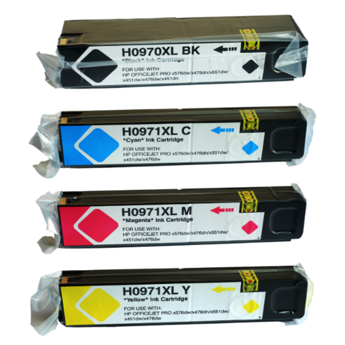 Compatible HP OfficeJet Pro X576dw Multipack Ink Cartridges