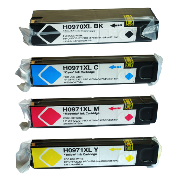 Picture of Compatible HP OfficeJet Pro X576dw Multipack Ink Cartridges