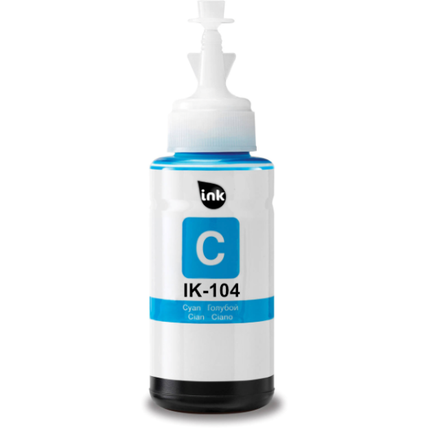 Picture of Compatible Epson 104 Cyan Ink Bottle