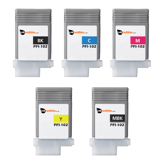 Picture of Compatible Canon PFI-102 Multipack Ink Cartridges