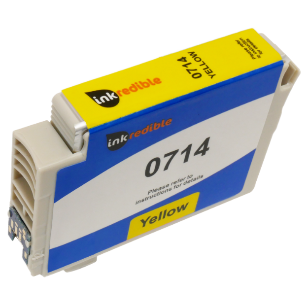 Picture of Compatible Epson T0714 Yellow Ink Cartridge
