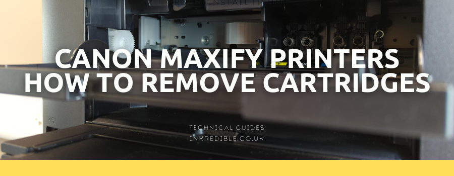 Canon Maxify Printers - How to Remove Cartridges