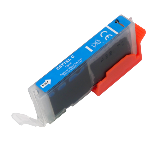 Picture of Compatible Canon CLI-571XL Cyan Ink Cartridge