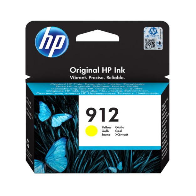 Picture of OEM HP 912 Yellow Ink Cartridge