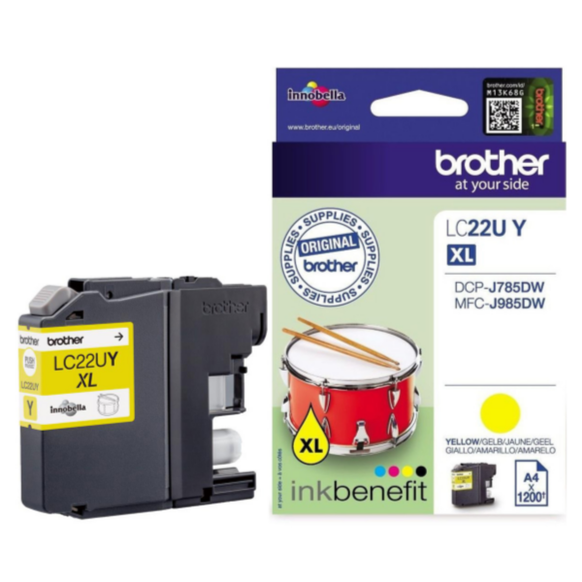 Genuine Brother DCP-J785DW High Capacity Yellow Ink Cartridge