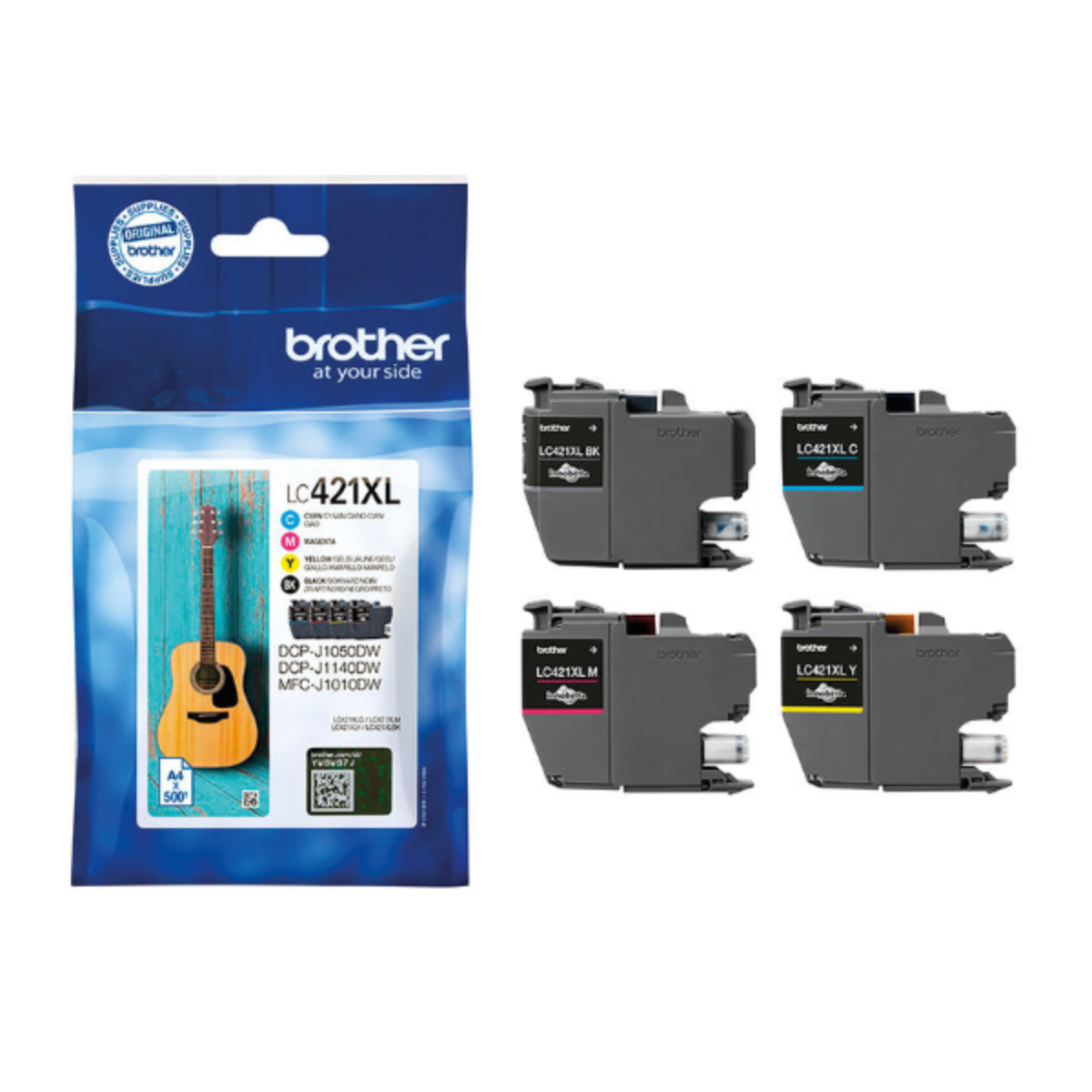 Genuine Brother LC421 High Capacity Multipack Ink Cartridges