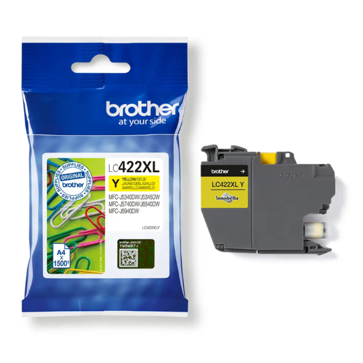 Genuine Brother MFC-J5740DW High Capacity Yellow Ink Cartridge