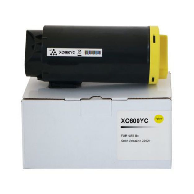 Picture of Compatible Xerox VersaLink C605 Yellow Toner Cartridge