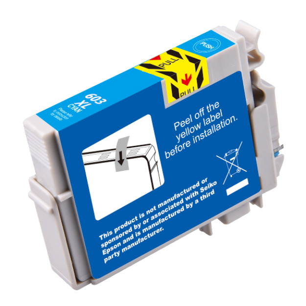 Picture of Compatible Epson Expression Home XP-2105 Cyan Ink Cartridge