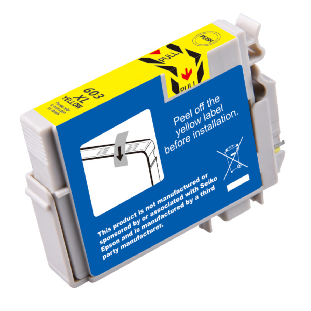 Compatible Epson WorkForce WF-2835DWF  Yellow Ink Cartridge