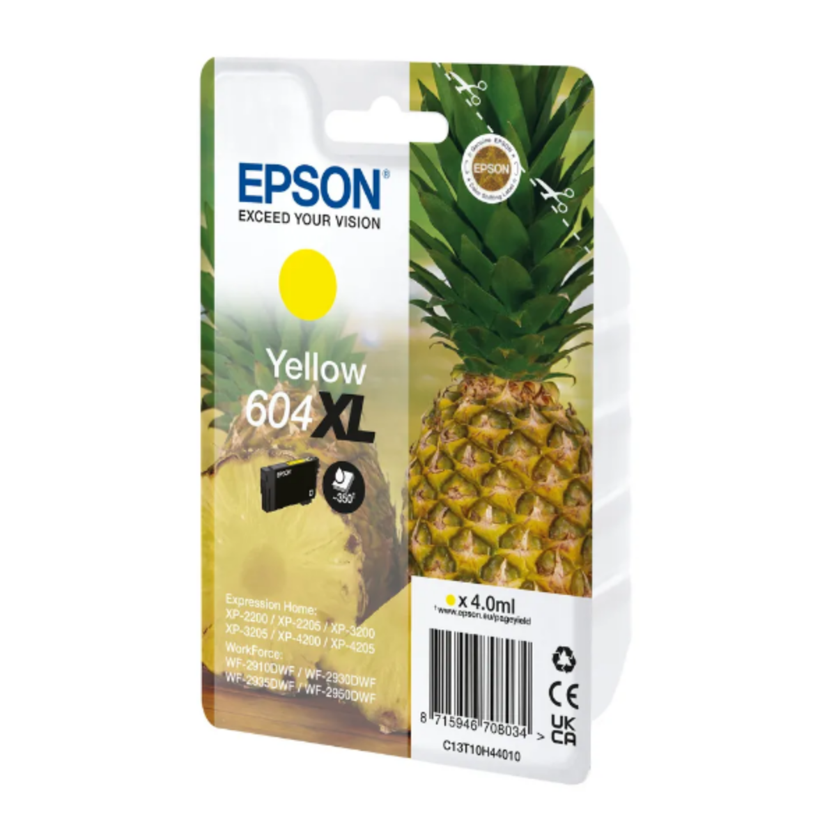 Genuine Epson Expression Home XP-4205 High Capacity Yellow Ink Cartridge