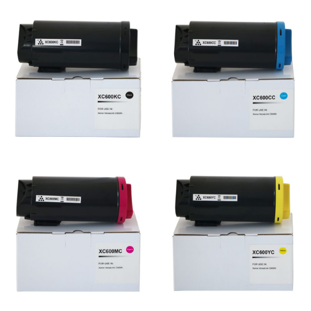 Picture of Compatible Xerox VersaLink C600N Multipack Toner Cartridges