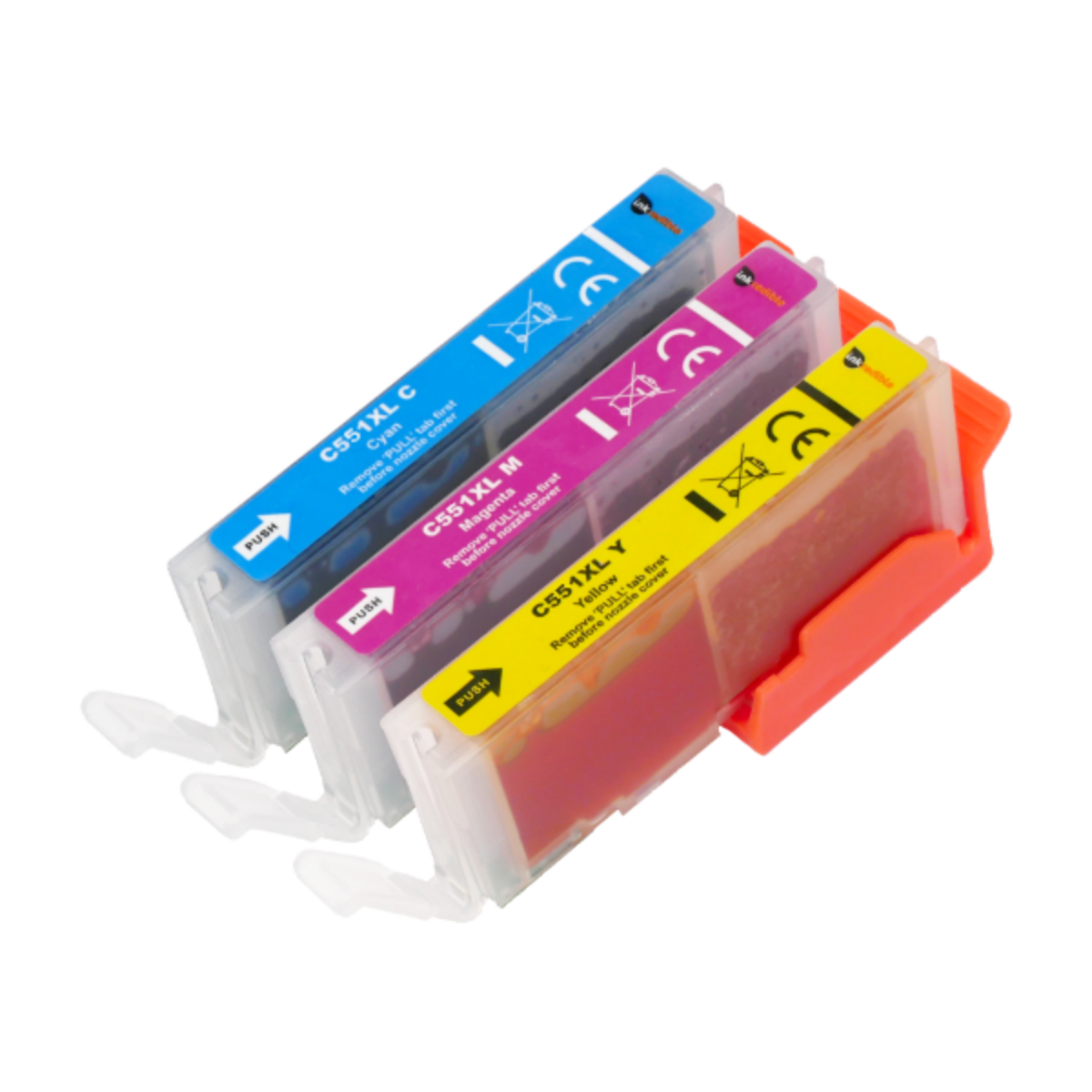 Compatible Canon CLI-551 Colour Multipack (3 Pack) Ink Cartridges