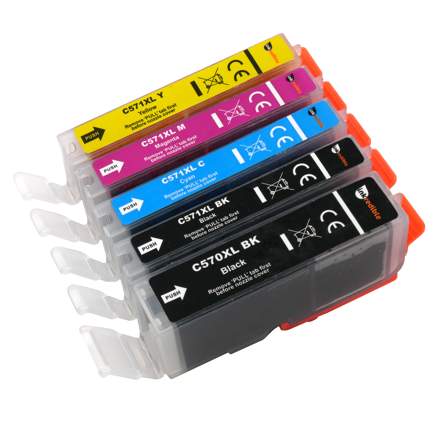 Canon 570, 571 XL (5 pack) Ink Cartridge Replacement - Buy Printer  Cartridges in EU at the best price