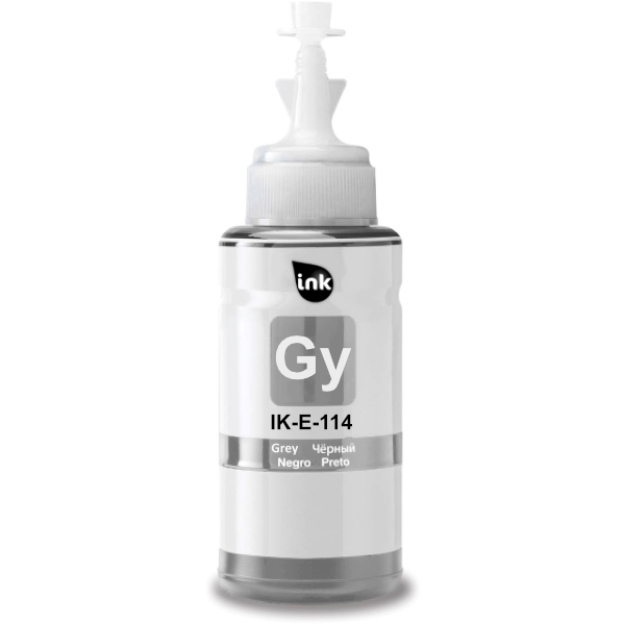 Picture of Compatible Epson 114 Grey Ink Bottle