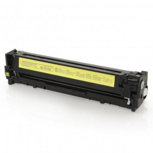 Picture of Compatible HP CF212A Yellow Toner Cartridge