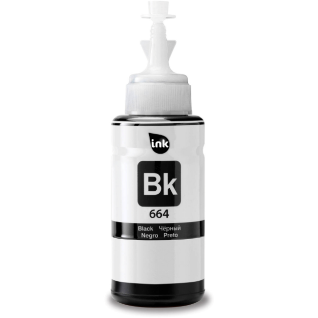 Picture of Compatible Epson T6641 Black Ink Bottle